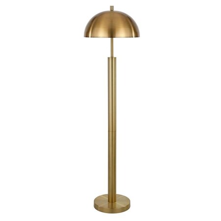 Hudson & Canal Henn & Hart FL0722 York Brass Floor Lamp FL0722
